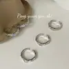 Anillo Suchuang S925 Plata de Ley Textura Piedra Lunar para Mujer Ins Sentido Avanzado Piedra Fluorescente Lava Anillo Estilo Frío