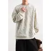 Sudadera redonda tie-dye para hombre, nueva colección otoño 2026, elegante y genial, tendencia retro americana, talla grande, top casual holgado