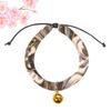 Collar estilo japonés de dibujos animados con campana y estilo Joyería hecha a mano Collar para perro gato mascota