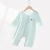 Mameluco de Verano 7A de Manga Larga tipo Seda para Niños y Niñas, Ropa con Aire Acondicionado, Pelele Sin Costuras de Manga 7/8 para Recién Nacidos