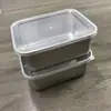 Acero Inoxidable Sellado para Verduras Frescas en Refrigerador Caja de Almacenamiento de Alimentos Empaque de Comida de Cafetería Caja Sellada para Frutas Lunch Box