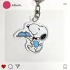 Llavero de Snoopy, alto valor estético, colgante creativo para pareja, llavero lindo, accesorio decorativo de acrílico para bolsa