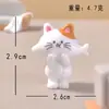 Figuritas de gato siamés azul, diminutas y adorables - perfectas para decoraciones de bricolaje, accesorios y como pequeños adornos de escritorio