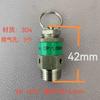 Válvula de alivio de presión de acero inoxidable 304, resorte automático para olla a presión, bomba de aire de vapor, tanque de torre de agua, límite de vacío de descarga