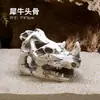 Tanque de Peces Jardín Exótico Transfronterizo Hueso de Dinosaurio Artificial Calavera Esqueleto de Pez Cabeza de Oveja Agujero para Esconder Paisajismo Decoración de Acuario