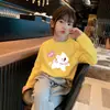 Camiseta de Dibujos Animados para Niñas de Primavera y Otoño, Camiseta de Manga Larga a la Moda para Bebés Niñas, Camiseta Básica de Algodón Puro para Niños