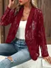 Jaqueta Camisa de Renda Cor Sólida Versátil Estilosa Estilo Chanel Primavera e Verão Transfronteiriça Europeia e Americana 2024