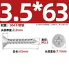 Tornillos Autorroscantes Avellanados Gb846 Acero Inoxidable 304 Cabeza Plana Phillips Tornillos para Madera Extendidos M2.9M3.5M4.2M5.5