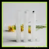 Botella de plástico transparente de 10 ml con roller ball botella roller ball botella de aceite esencial botella para sub-empaque de cosméticos botella de perfume 10 ml