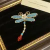 Horquilla de perla Xiangyun azul quemada de estilo antiguo, nueva horquilla china con borla lateral, clip de sentido avanzado, accesorio para el cabello, horquilla para la cabeza