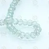 2/3/4/6/8mm K9 premium gelo-transparente cor sólida transparente imitação Swarovski facetado cristal plano contas de ábaco de vidro