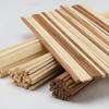 Palitos Planos de Bambu Carbonizado, Artesanato DIY Feito à Mão, Tiras de Bambu para Modelismo, Pedaços de Bambu, Lanternas, Gaiolas de Pássaros, Tecelagem de Bambu, Palitos Quadrados de Bambu, Produtos de Bambu