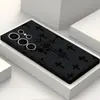 Estilo Oscuro de Comercio Exterior Funda de Silicona Mate Chrome Hearts para Samsung S25Ultra, Funda de Teléfono de Cobertura Total para S22Plus