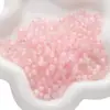 Serie de Cuentas Redondas Bicolor con Dorado Pulverizado de Acrílico Hechas a Mano para Cadena de Teléfono Móvil Accesorios Cuerda de Mano Material de Cuentas Sueltas