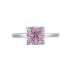 Anillo cuadrado de plata esterlina 925 exclusivo transfronterizo para mujer, de lujo, con corte de flor de hielo 8A, 8x8 diamantes de alto carbono, joyería de alta calidad.
