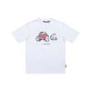 Camiseta de algodón puro de verano nueva moda europea y americana marca Palm Angel oso con corazón roto estampada holgada casual manga corta ins