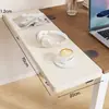 Placa de Extensão de Mesa Dobrável Ferramenta de Expansão para Mesa de Computador Braço de Extensão Lateral Suporte Bandeja para Teclado