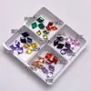 Gemas Coloridas en Forma de Diamante, Piedras Sueltas, Piedras de Circonita Cúbica Cz, Diamantes con Base de Punta para Incrustación en Joyería de Anillos DIY, Piedras Sueltas