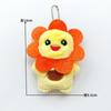 Lindo colgante de muñeco de peluche de dragón de leche, creativo colgante de mochila de dragón de leche de girasol, pequeño regalo para estudiantes
