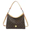 Bolsa Tote Vintage de Luxo de Grande Capacidade para Mulheres 2026 Nova Bolsa de Ombro Transversal com Estampa Retro para o Dia a Dia para Mulheres