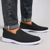 Zapatos Personalizados para Hombre, Nuevos Modelos de Primavera y Otoño, Zapatos sin Cordones Transfronterizos, Zapatos Transpirables y Cómodos de Suela Suave, Zapatos de Malla a la Moda