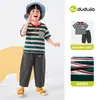 Ropa para Niños Dudu Pantalones Capri para Niños Estilo Verano Delgado Pantalones para Niños Pantalones Casuales para Niñas Ropa para Bebés Moderno