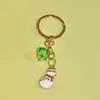 Lindo Llavero Navideño de Dibujos Animados para Uso Diario, Bolso Escolar, Cartera, Colgante de Joyería, Regalo Individual