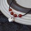 Collar auspicioso de larga duración con cerradura pequeña que combina con todo, colgante tejido a mano para mujer, Ma Qi, pareja de hombres y mujeres, lujo ligero que combina con todo, nicho
