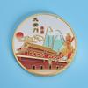 Broche de Moeda Comemorativa de Atração Turística da Maré Nacional Metal Marco da Cidade de Pequim Cidade Proibida Wenchuang Broche Comemorativo de Metal Atacado