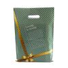 Bolsa de regalo de plástico de cuatro dedos plana engrosada en stock, bolsa de embalaje, bolsa portátil para ropa, comercio exterior transfronterizo al por mayor