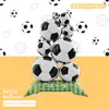 Novo Modelo Bola de Futebol Basquete Balão de Folha de Alumínio Base Cruzamento Troféu Copa do Mundo Evento Esportivo Suprimentos