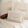 Bolsa Ecológica de Lona Original Personalizada pelo Fabricante Embalagem para Joias Bolsa para Armazenamento de Artigos de Higiene Pessoal de Viagem Carteira com Cinto Bolsa de Lona