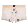 Huajielong Algodão Cor Sólida Roupa Íntima Masculina Atacado Simples Cintura Média Tamanho Grande Respirável Cueca Boxer Masculina Pode Ser Enviado em Nome de Outros