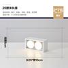 Sala de estar minimalista montada en Ming sin luces principales, luces de cubo, luces Gersan, focos antideslumbrantes, focos LED de techo, downlights de techo