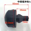 Motocicleta de Vehículo Eléctrico Piezas de Goma Bloque Amortiguador Bloque Absorbente de Impactos Almohadilla Cuadrada de Goma Eje de la Rueda Delantera