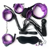 Brinquedos sexuais para adultos transfronteiriços webbing pelúcia nylon conjunto de 7 peças sete peças líder de sintonia escravo amarração brinquedo de restrição