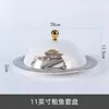 Juego de Plato y Tazón de Porcelana de Hueso, Vajilla de Lujo Estilo Chino para Salón Privado de Restaurante, Vajilla para Cocina de Hotel con Logo Personalizado