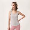 Top Cropped de Yoga Costas Abertas para Mulheres, Top Esportivo Fitness com Alça em U, Roupa para Treino de Pilates, Roupa de Yoga