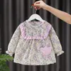 Bata para Bebé Otoño e Invierno Impermeable Anti-Suciedad Vestido Inverso para Bebé Niña Babero para Comer Delantal para Niños Bolsillo para Arroz Ropa Protectora