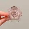 Vacaciones en la playa clip floral de plátano para el pelo pinza de garra floral de dopamina para recogidos en la parte posterior de la cabeza accesorio para el cabello adorno para el pelo