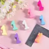 Cuentas de Letras Individuales, Accesorios de Cuentas de Letras Acrílicas con Agujero Grande, Pulsera Hecha a Mano para DIY, Decoración de Cadena para Teléfono Móvil