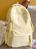 Mochila Escolar Fofa Mochila Escolar de Grande Capacidade Mochila Casual para Viagem Cor Macaron Mochila Escolar Fresca