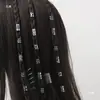 Anéis para Dreadlocks de Festival de Música Adereços de Cabeça de Garota Popular Adereços de Cabeça com Personalidade Europeia e Americana Perucas Decoração para Dreadlocks Presilhas de Cabelo Anéis de Cabelo Adereços de Cabeça para Dança de Rua