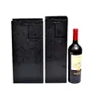 Bolsa roja para vino tinto dos piezas bolsa de embalaje para vino extranjero bolsa de kraft impresa bolsa de mano para vino personalizada personalizada