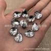 Venta al por mayor Acrílico 13x18mm Colorido Gota de Agua Fondo Puntiagudo Doble Agujero Taladro Cosido a Mano Ropa Vestido de Novia Decoración de Zapatos Taladro Hecho a Mano