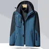 Nueva Chaqueta Exterior 2023 para Hombres y Mujeres, Set de Tres en Uno de 0.05 kg con Forro Polar, Chaqueta Cortavientos e Impermeable