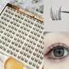 Pestañas Postizas Transfronterizas de Gran Volumen, Estilo Elfo Ojos de Gato, Look Mestizo Ligero, Expresión Facial Intensa, Distintivas y Esponjosas, Pestañas Postizas sin Pegamento