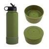 Juego de tazas de silicona con diámetro de explosión de 9 cm, olla espacial, taza de silicona, almohadilla inferior de silicona, 32 oz-40 oz, universal, multicolor