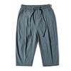 Calça Masculina de Algodão e Cânhamo Nova de Verão 2021 Estilo Chinês Solta Casual Japonesa Calça de Cor Sólida Simples Masculina de Cinco Pontos