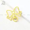 Llavero de Moño Pintado de Colores Broche de Resorte Clip para Perro Accesorios DIY Colgante Cadena para Teléfono Clip para Bolsa Regalo de Graduación